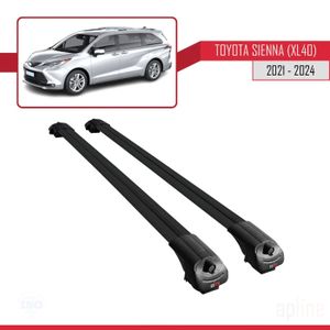 BARRES DE TOIT Compatible avec Toyota Sienna (XL40) 2021-2024 Bar