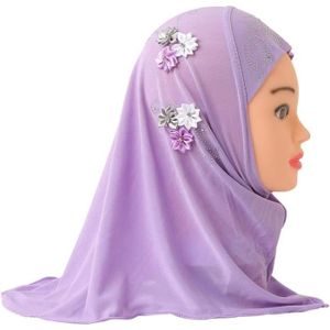 ECHARPE - FOULARD Foulard Hijab Pour Fille-Enfant - Châle Musulman - Écharpe De Prière Arabe[u9914]