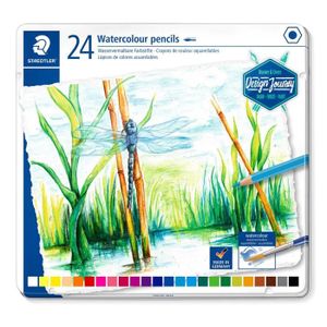 CRAYON DE COULEUR Staedtler - Crayons de couleur aquarellables adult