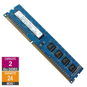 MÉMOIRE RAM Barrette Mémoire 2Go RAM DDR3 Hynix HMT325U6BFR8C-