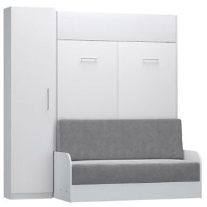 Lit Escamotable Avec Canape Cdiscount