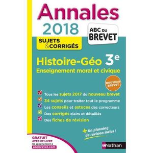 LIVRE COLLÈGE Livre - ANNALES ABC BREVET T.26 ; histoire-géograp