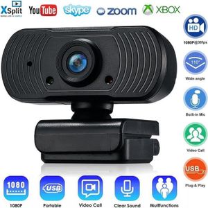 WEBCAM Webcam 1080P Full HD Live Streaming avec Anti-brui