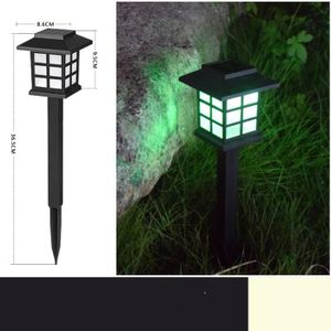 LAMPE DE JARDIN  ZGEER LED extérieure solaire, lampe de pelouse, la