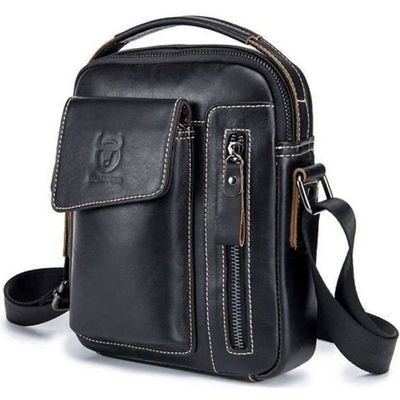 La couleur noire Sac à bandoulière réfléchissant pour hommes, sacoche