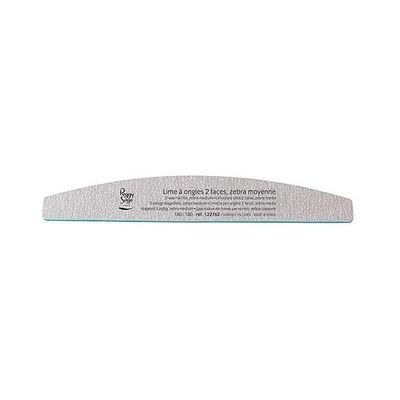 Lot De 10 Limes à Ongles PEGGY SAGE - Grain 180/180 Double Face - Noir - Neuf