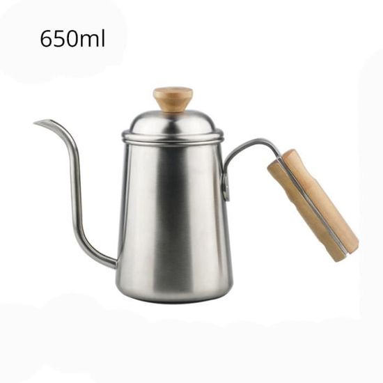 Sharplace Bouilloire Col De Cygne 600ml - Verseuse Café Hand Drip En Acier Inoxydable, Vert Dégradé