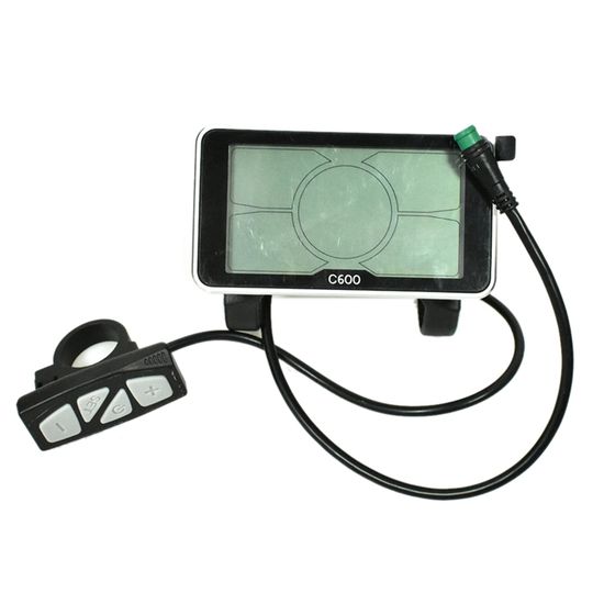 Écran LCD 48V Rad Power – étanche, Connecteur Mâle 5 Broches, Compatible Guidon 22,2 Mm