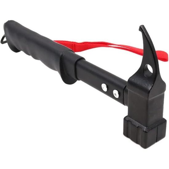 VGEBY Extracteur De Piquets De Tente Multifonction - Marteau Et Crochet En Acier Carbone & Aluminium Pour Camping