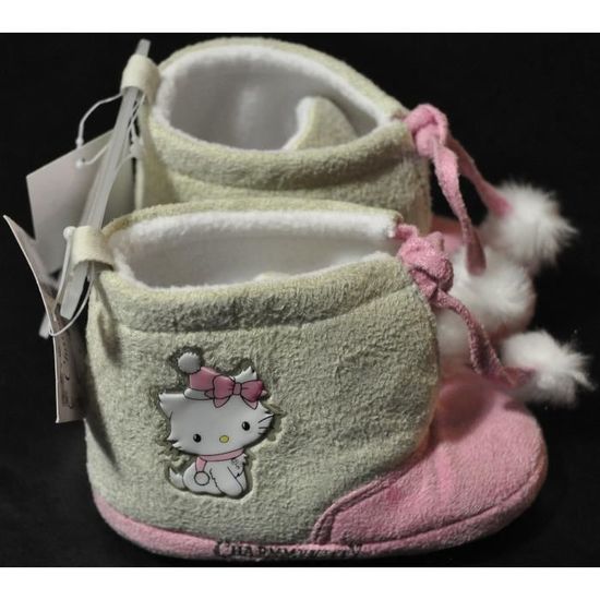 Chaussures Hello Kitty Roses Brillantes Taille US 4 Fille - Neuves Sans Emballage, Avec étiquettes