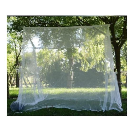 Moustiquaire De Voyage Double – Dôme Rond, Maille Fine, Pour Lit 1,8-2 M, Camping