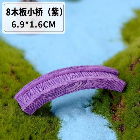 Kit Décoration Miniature Ponts Et Mousse - Pour Aquarium, Terrarium, Jardin Féérique - Figurines Créatives