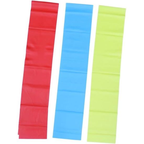 Lot De 4 à 5 Bandes De Résistance Fitness – En Latex Naturel – Plusieurs Niveaux De Force, Pour Yoga, Muscu, Rééducation