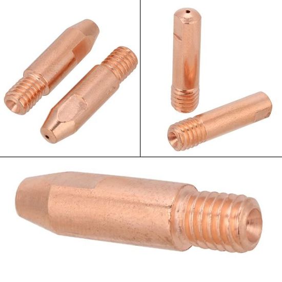 20 Pièces Embouts De Soudage En Cuivre - 1.0mm | Compatibles Torche MIG/MAG Binzel 15AK | Pour Soudure Et Réparation