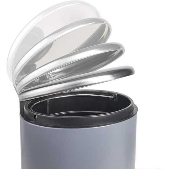 Poubelle à Pédale En Acier Inoxydable L 12 Ladydoc 05458 | Leroy Merlin