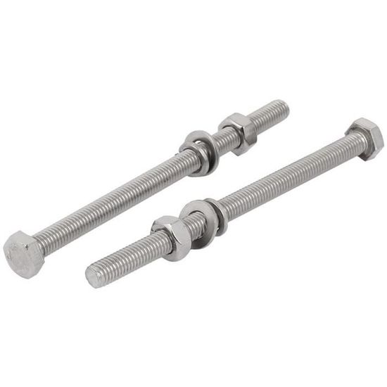 Lot De 4 écrous à Embase Hex M10 En Inox 304 – Résistants Et Durables