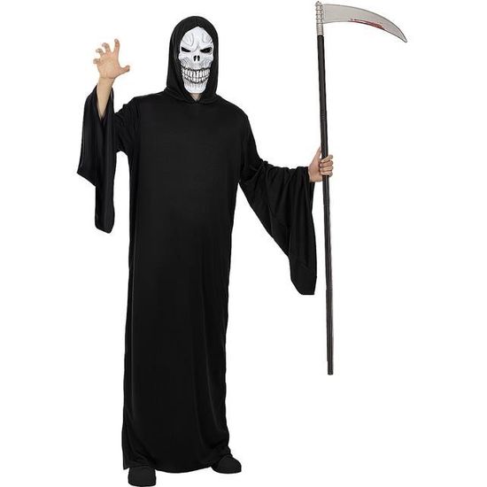 Déguisement Halloween Adulte Homme/femme En Grande Faucheuse De La Mort L Xl Ref 44269 Ptit Clown