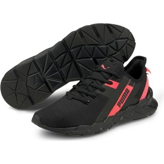 Chaussure sport Weave Xt - PUMA - rose et noir - femme