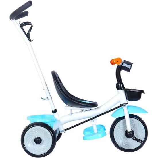 Tricycle Évolutif Enfant 3 En 1 Avec Siège Réversible - Poussette, Déambulateur, Tricycle | 1-7 Ans, 35kg Max