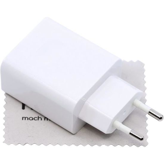 Presa USB Huawei HW-100400E01 CP84 Bianca | 40W 5V-2A 9V-2A 10V-4A | Originale