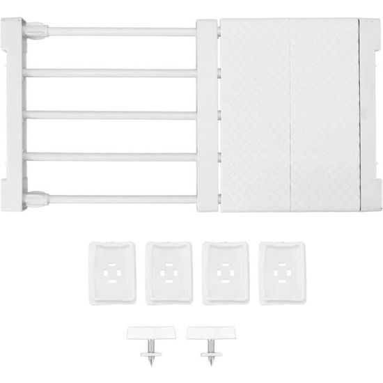 2pcs étagère de rack de rangement extensible, armoire réglable en métal 2pcs étagère de rack de rangement extensible, armoire réglable en métal