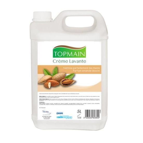 Bidon Boldair 5 Litres - Crème Lavante à L'amande Douce - Pour Nettoyage Professionnel