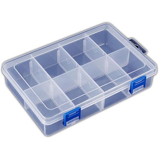Boîte De Rangement Pour Batteries 20700/21700 - Transparente - 2 Emplacements - Protection Court-Circuit - 6