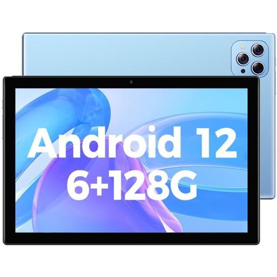 Tablette Tactile UVERBON- Android 12 - RAM 6 Go - Stockage 128 Go
