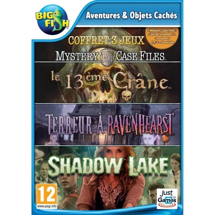 Just For Games Triple Pack Mystery Case Files 7 + 8 + 9 Jeu PC