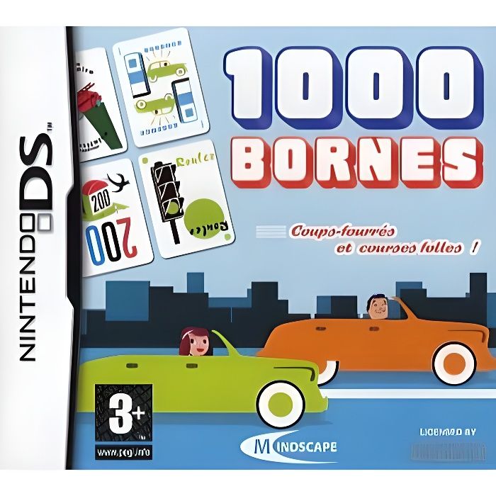 1000 BORNES / JEU CONSOLE NINTENDO DS