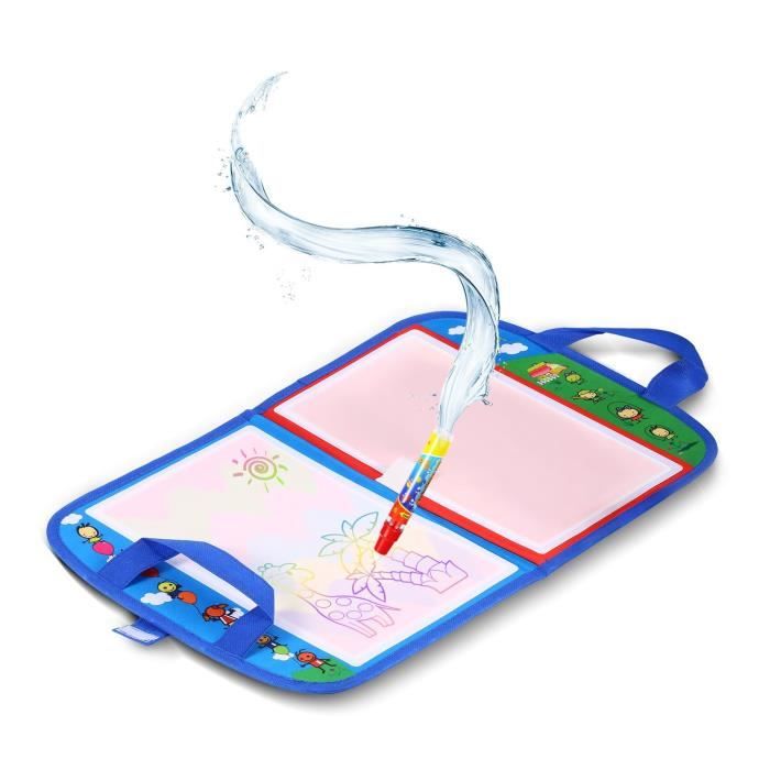 Doodle Eau Planchette Tapis de dessin Jouet Educatif Enfant Peinture pour bébé Magique Pen Eau Mat Dessin Jouet Doodle Voyage