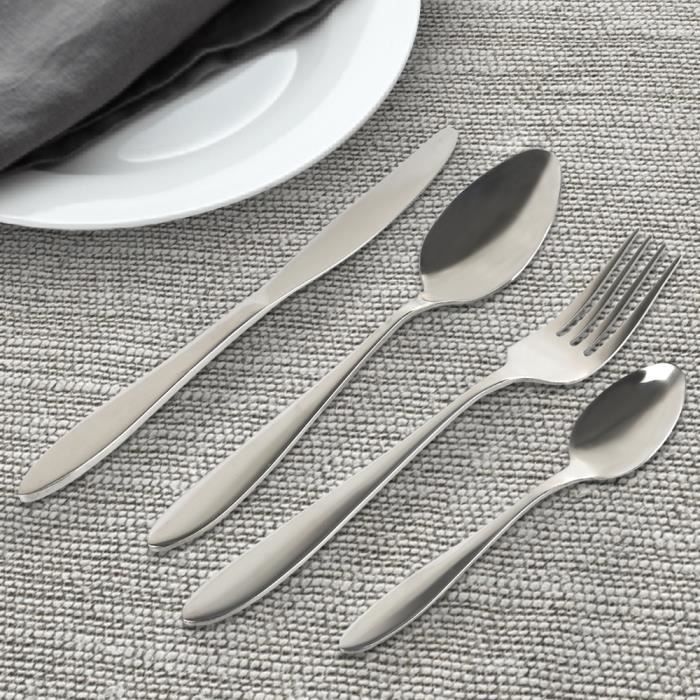 24PCS MÉNAGÈRE ACIER INOX - 32*25*4.3 CM