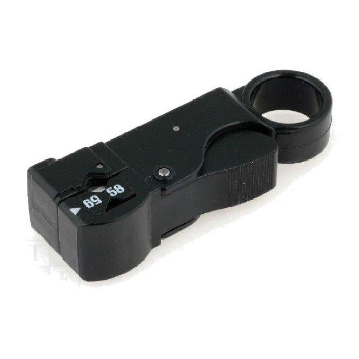 Pinces a denuder pour cable coaxial