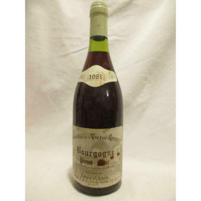 bourgogne domaine de la vierge romaine rouge 1981 - bourgogne