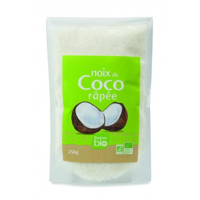 Racines Bio - Noix de coco bio râpée 250gr