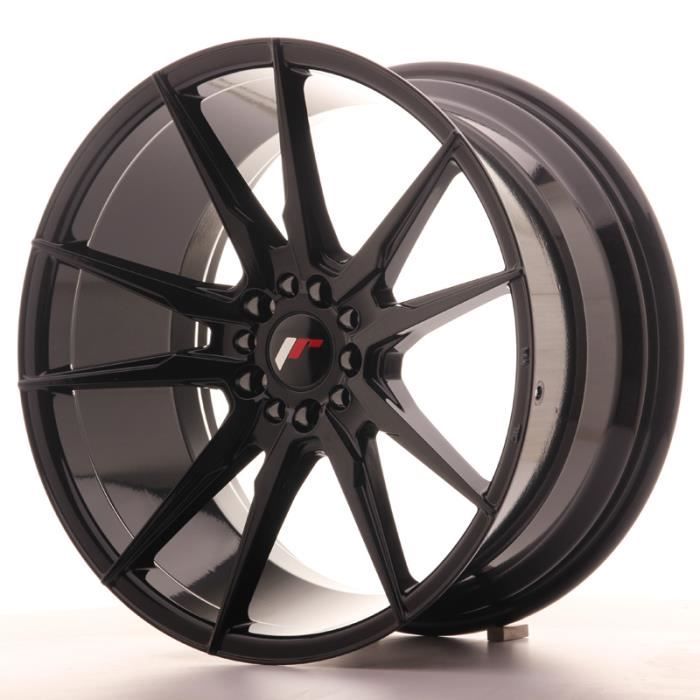 1 jante alu Japan Racing JR21 19x9,5 ET35 5x100-120 GlossBlack avec bague 74,1