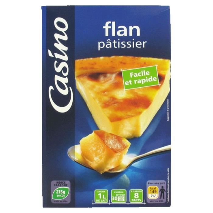 Préparation pour flan pâtissier facile et rapide - 480 g