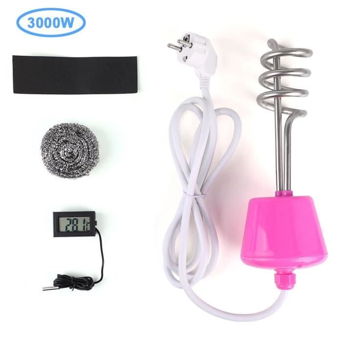 2m de câble de chauffe-eau à haute puissance de chauffage par immersion à haute tension EU Plug 3000W HB008