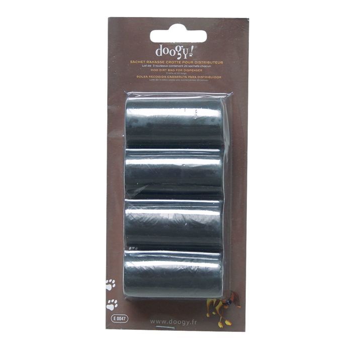 4 ROULEAUX DE SACS RAMASSE CROTTES