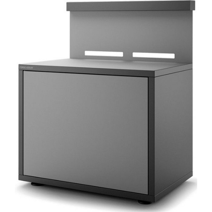 Support Plancha Acier Fermé Noir/Gris clair FORGE ADOUR