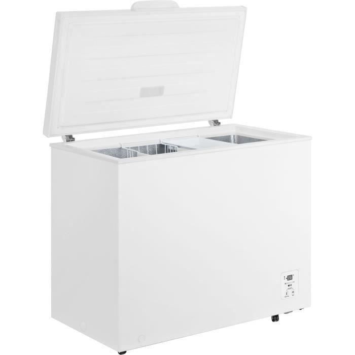 HISENSE FT325D4BW2 - Congélateur coffre 250L - froid statique réversible - L11,4xH83,3 - Blanc