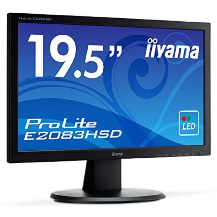 IIYAMA Prolite E2083HSD-B1 Ecran PC LED 19.5