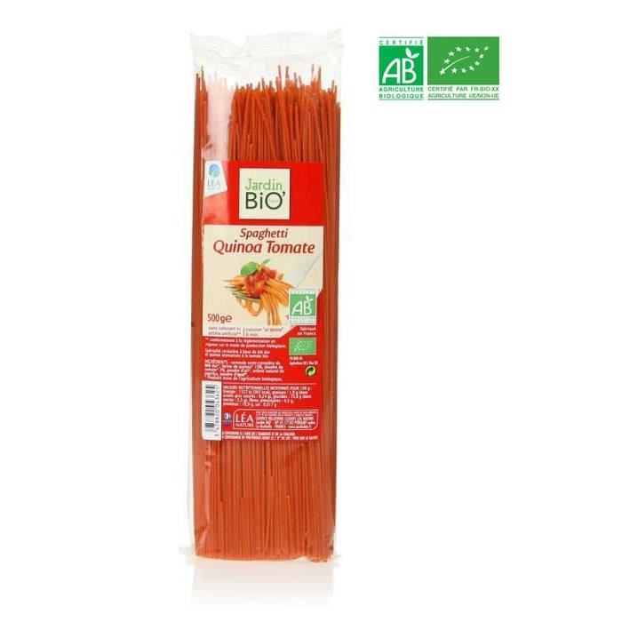 JB SPAGHETTI QUINOA TOMATE BIO* 500 500.000 GR Jardin Bio