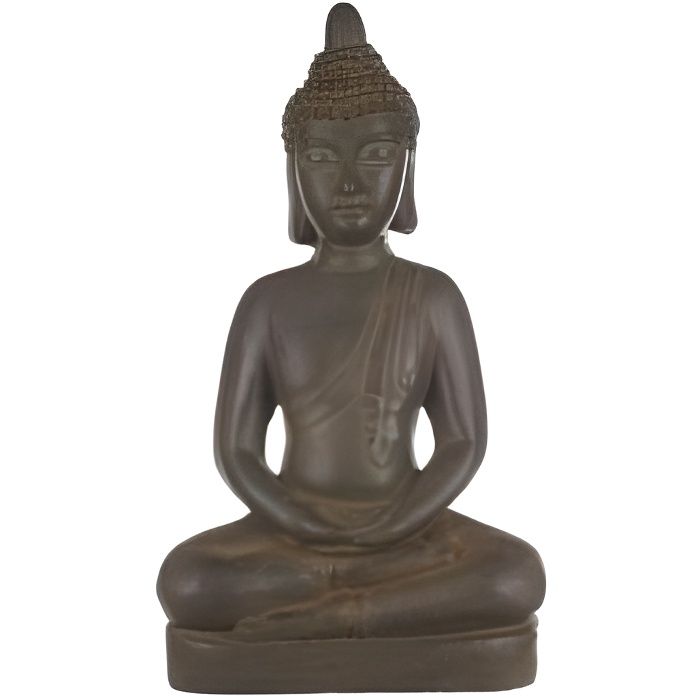 Statue bouddha effet pierre 66 cm 111603