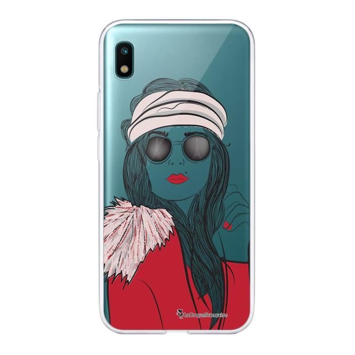 Coque Samsung Galaxy A10 360 intégrale transparente Fille Rouge Tendance Ecriture Tendance Design La Coque Francaise