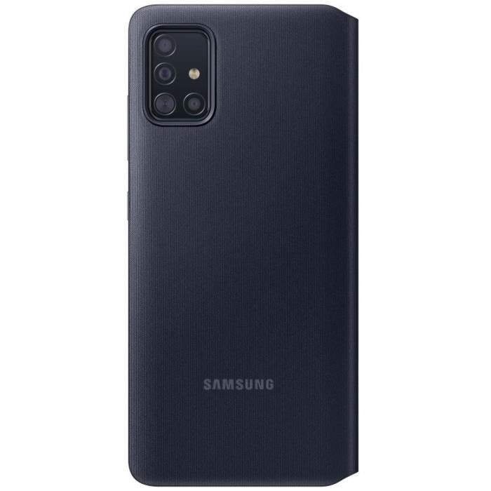 Etui S View Wallet Samsung A51 Noir