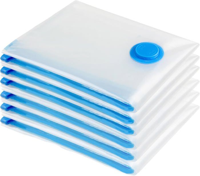 Colorlife Lot De 6 Sacs De Rangement Sous Vide 2 * 100x80+ 2 * 80x60+ 2 * 60x40cm Housses De