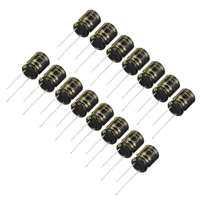 Sourcing Map Radial Condensateur électrolytique 10uF 400V 105°C Vie