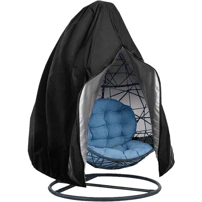 Couverture de chaise suspendue en rotin housse de protection rsistante leau et la poussire dimensions 190 x 115 cm SAC A DOS