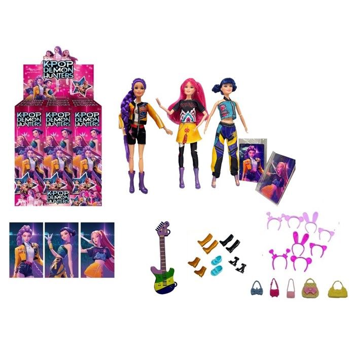 Figurines Kpop Demon – Lot De 12 – Design Tigre – Collection Collector – Cadeau Pour Fans De K-pop